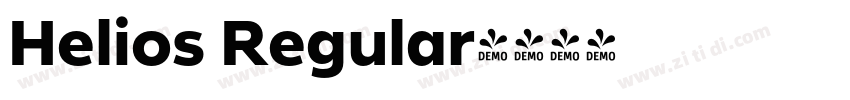 Helios Regular字体转换